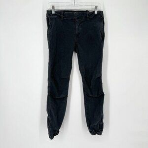 Nili Lotan Gray Track Pants with Elastic Cuffs